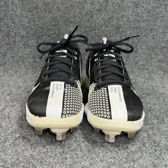Nike Force Zoom Trout 7 Pro Baseball Cleats Men's Size 8.5 Black White Athletic - Picture 2 of 13